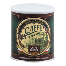 Carica l'immagine nel visualizzatore di Gallery, Caffè Europa - 250g Lattina Salva Aroma Caffè Macinato per Espresso 100% Arabica