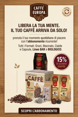 Caffè Europa - Caffè in Grani miscela Tostato a Legna