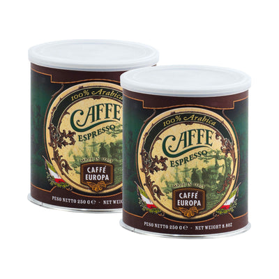 Lattina salva aroma 250g Caffè Europa macinato per macchina espresso 100 Arabica