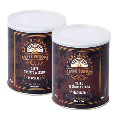 Lattina salva aroma 250g Caffè Europa macinato tostato a legna retrogusto cioccolato