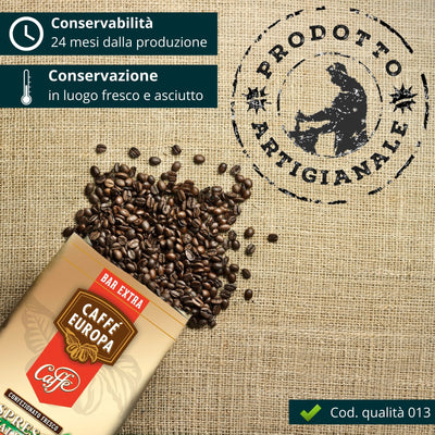 Caffè in chicchi Miscela Bar Extra 50 Arabica 50 Robusta Caffè Europa