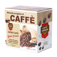 Carica l&#39;immagine nel visualizzatore di Gallery, Caffè Europa - 100 Capsule Caffè Gran Crema compatibili Lavazza®* a Modo Mio®*
