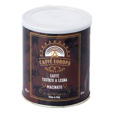 Lattina salva aroma 250g Caffè Europa macinato tostato a legna retrogusto cioccolato
